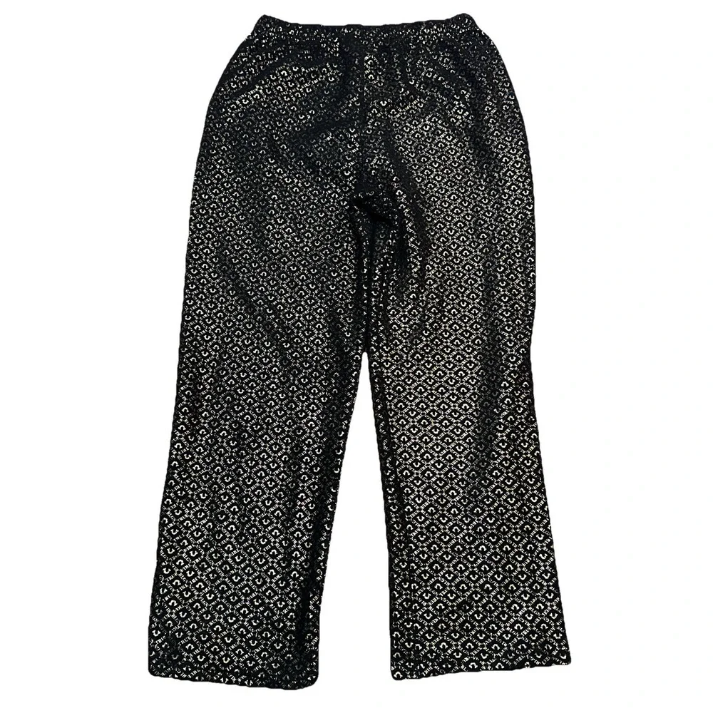TRUE RELIGION Unisex Loungewear Allover print Fleece Pajama Pants Size: Medium